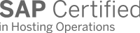 Zertifikat von SAP IN Hosting Operations.