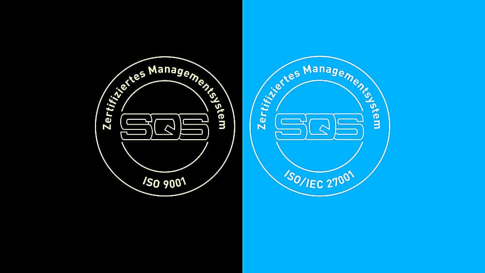 ISO 9001 und ISO 27001 - Zertifikate für die itesys AG.